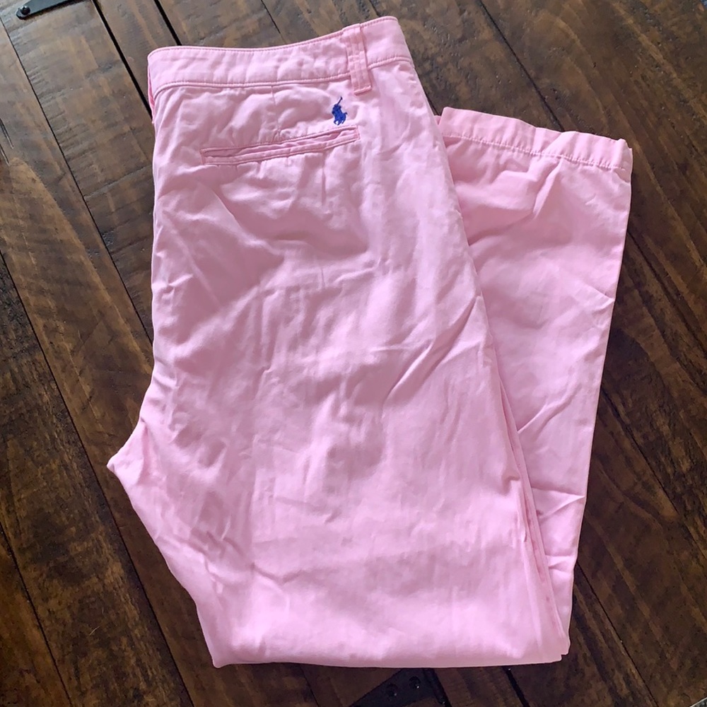 POLO Ralph Lauren pink chino pants. Women’s size 14.